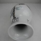 Antique porcelain vase, vintage Chinese porcelain vase