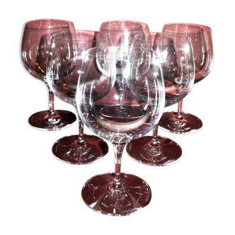 Set de 6 verres à vin bourgogne en cristal villeroy boch - forme ballon