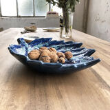 Vallauris blue ceramic sheet dish