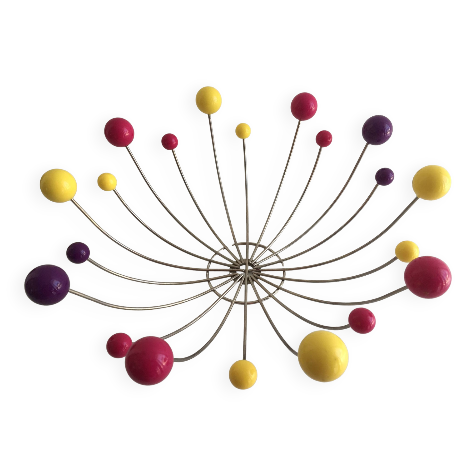 Basket Bowl Fruit Basket Atomic "Sputnik" Vintage Space Age Design Art...
