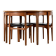 Midcentury Extending Round Teak Table and Chairs by Nathan. Vintage Modern / Danish Style / Retro.