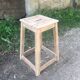 Wooden workshop stool