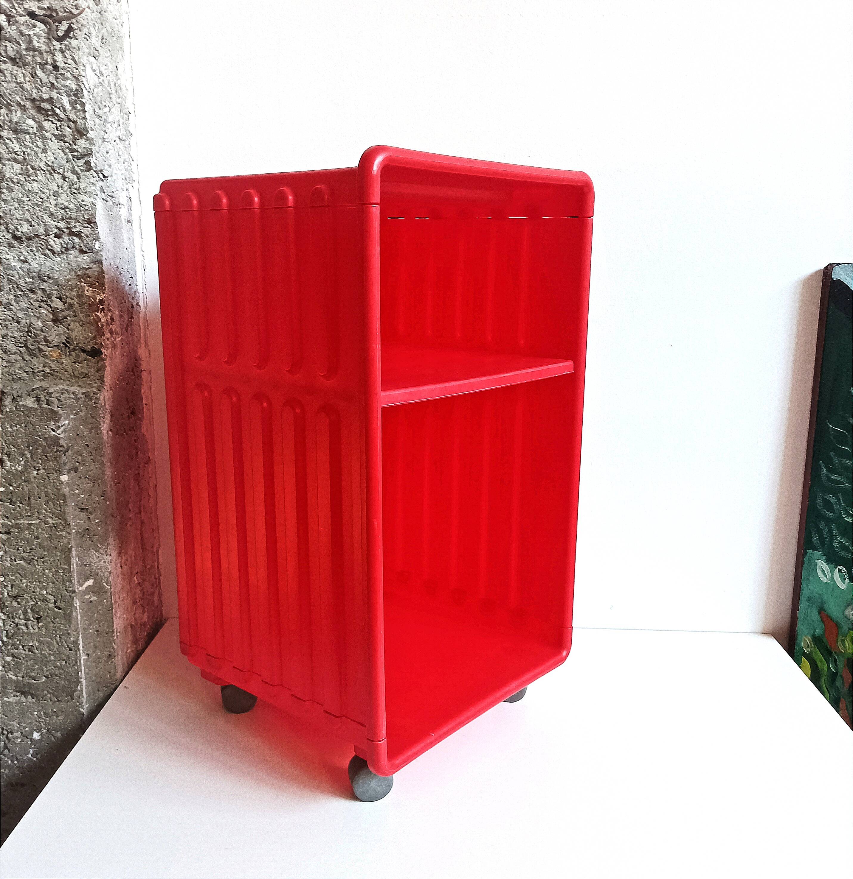 Vintage Ikea Hagberg trolley on wheels