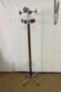 Industrial coat rack in chrome metal