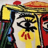 DESSO edition rug, PABLO PICASSO 'Portrait of a woman with a pompom hat'