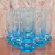 Set of 6 crystal water glasses