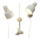 Trio of wall lights "scandinavian design" 1950.