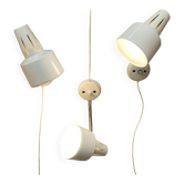 Trio d'appliques "design scandinave" 1950.