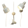 Trio of wall lights "scandinavian design" 1950.