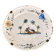 Earthenware plate with polychrome decoration - 18th century