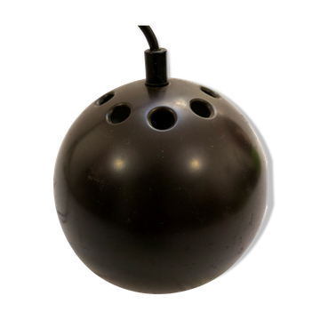Suspension boule Lita modèle 6029 couleur marron design années 70