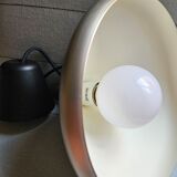 Suspension Nordlux Nori en alu brossé et bois noyer