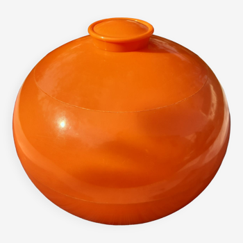 80's orange ice bucket
