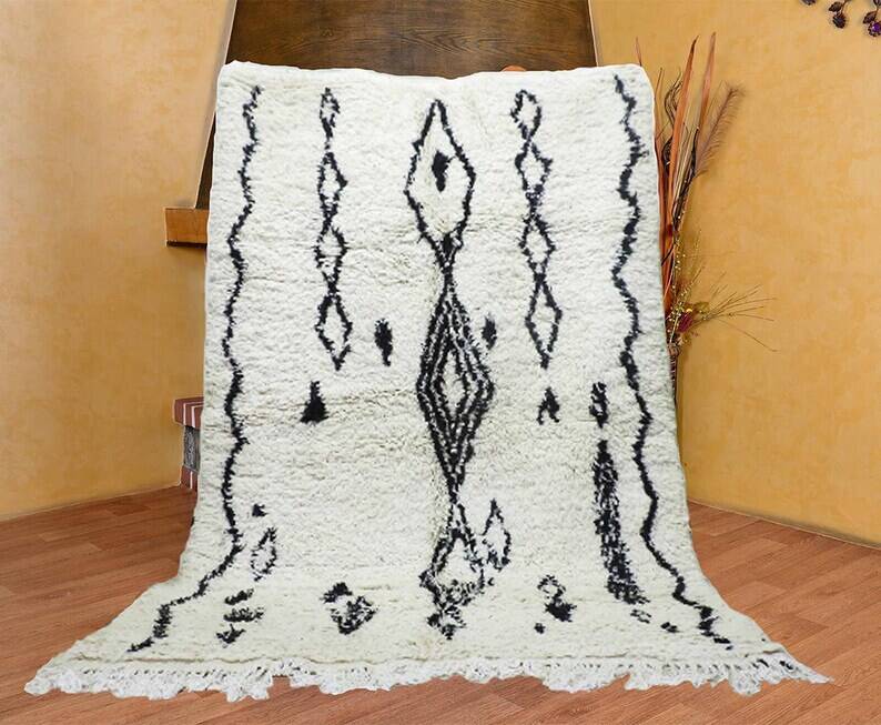 Tapis artisanal marocain en laine 180/270cm
