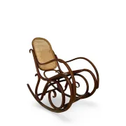 Vintage Bentwood Rocking Chair in the Thonet Tradition, by FMG, 1940s/