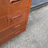 Scandinavian teak chest of drawers