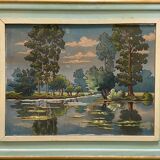 Tableau paysage André Gault
