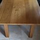 Table à manger exceptionnelle en chêne massif 220x120x78 cm