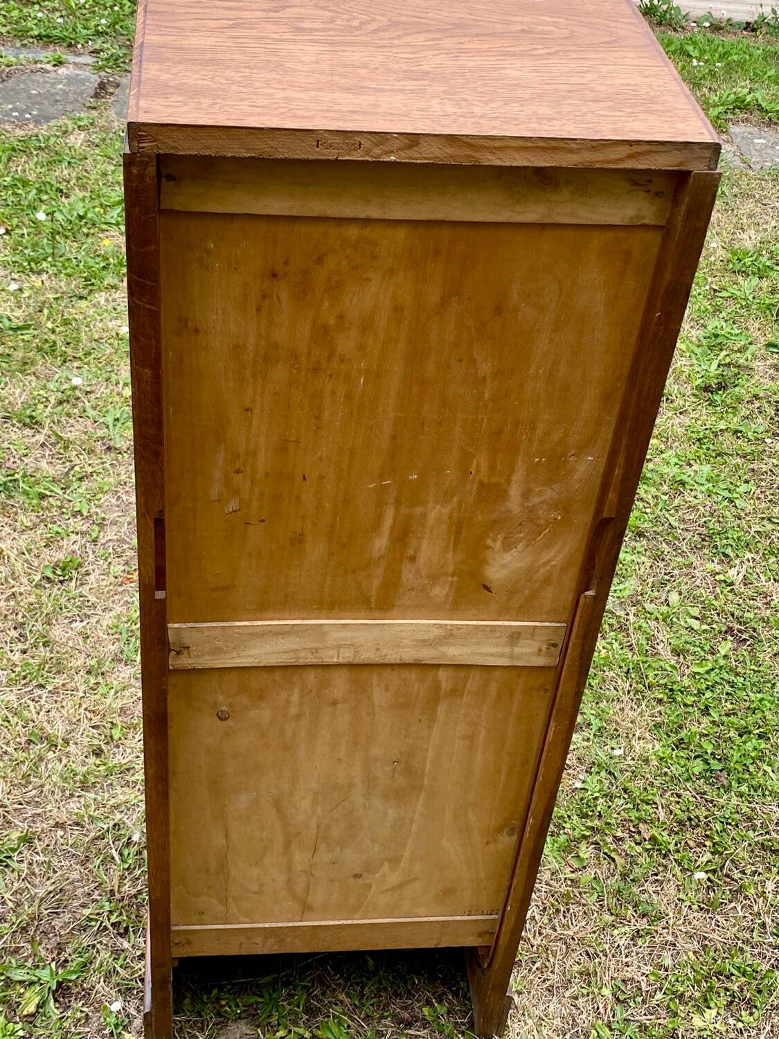 Renovated curtain filing cabinet from the early 20th century