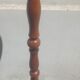 Lampadaire en bois tourné vintage