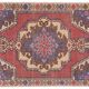 Vintage Turkish handmade rug 137x222 cm