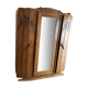 Old art deco solid oak cabinet