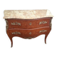 Commode de style Louis XV en marqueterie