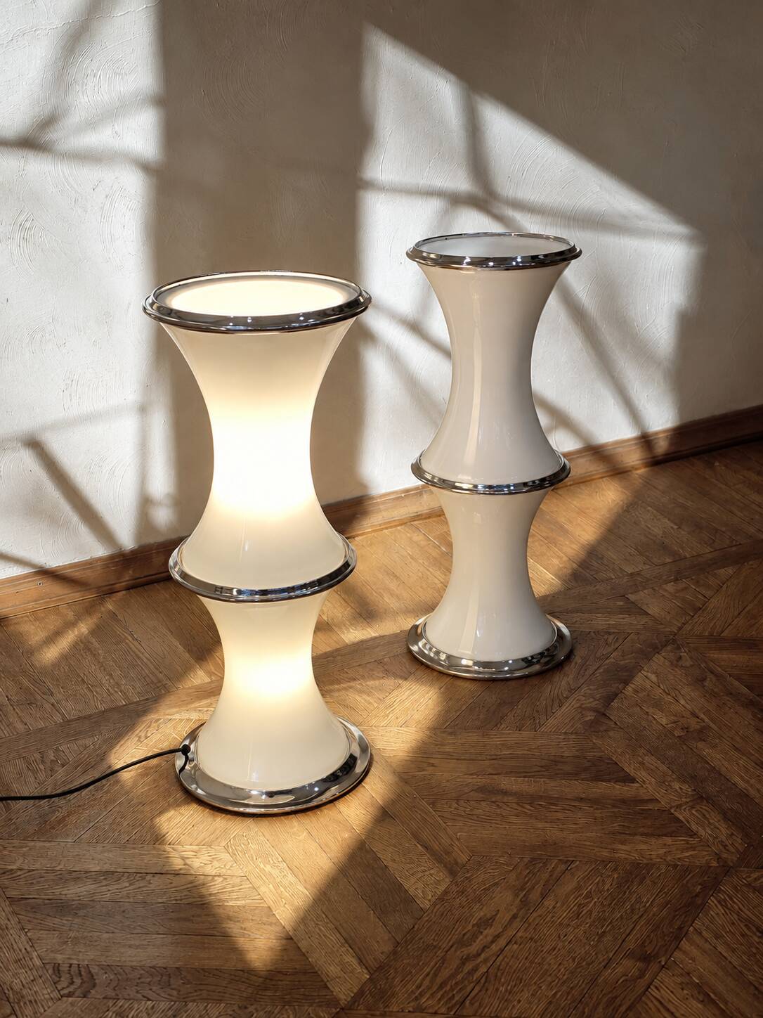 Bamboo lampposts by enrico tronconi