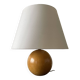 Grande lampe boule bois vintage