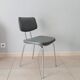 Vintage chair in skai and chrome 1950s