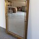 Louis XV style beaded mirror in gilded wood 115x85 cm