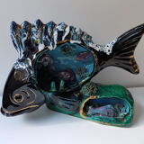 Lampe poisson Vallauris (32 x 22 cm)