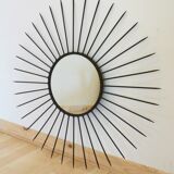 Mirror Sun metal 74 x 74 cm