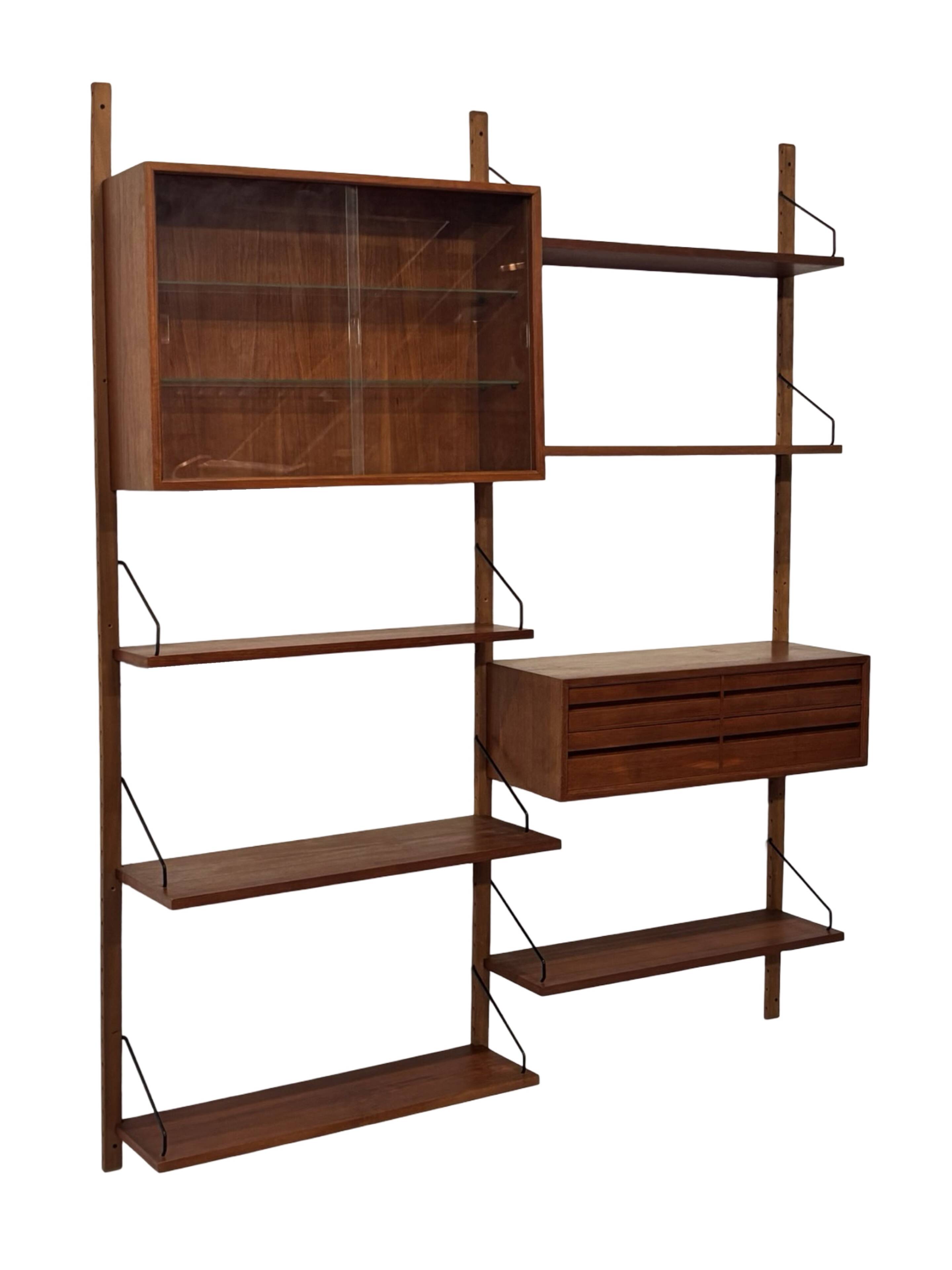 Vintage Poul Cadovius Royal System wall system wall unit