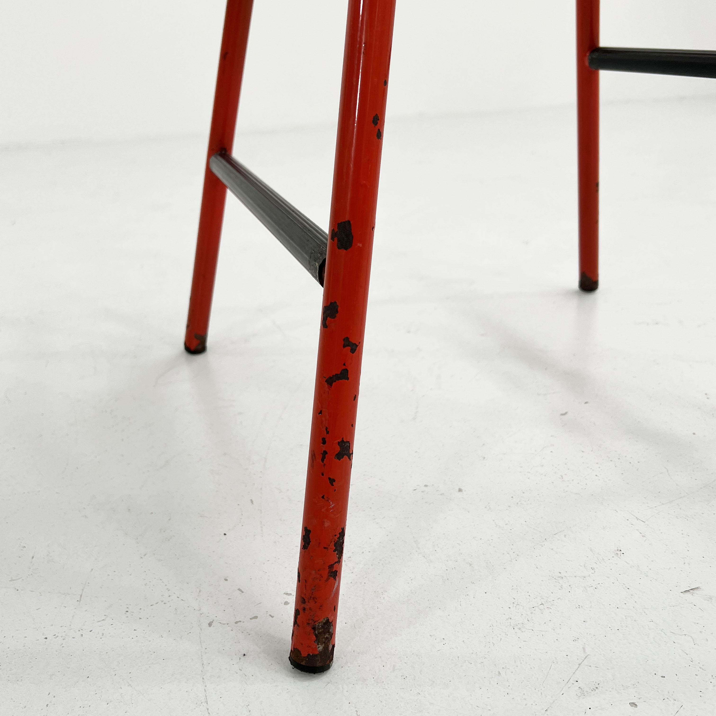 Adjustable and Swivel Bar Stool Il Bottone by Paolo Parigi for Heron Parigi, 1980