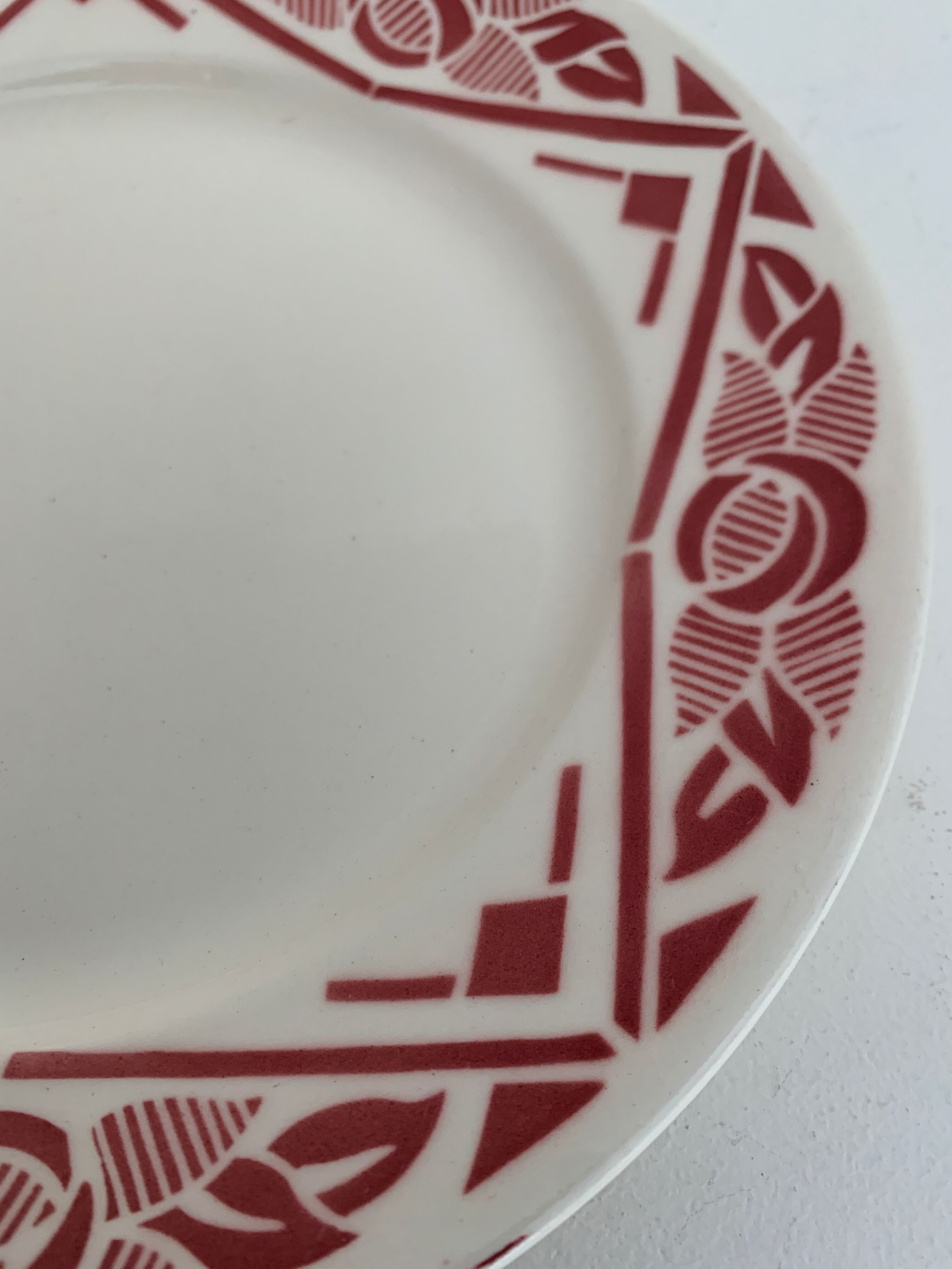 7 Badonviller plates, Marcel model, 1900