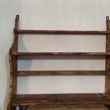 Old wooden shelf