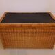 Rattan trunk toy chest
