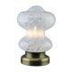 Glass table lamp, Peill & Putzler White Clouds, 1970s