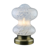Glass table lamp, Peill & Putzler White Clouds, 1970s