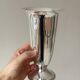 Silver-plated single flower vase
