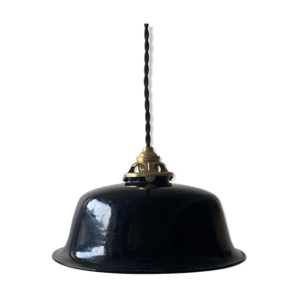 Old industrial suspension emaillee bauhaus