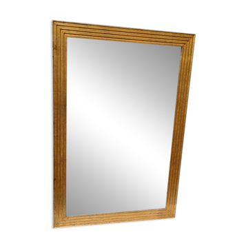 Grand miroir dore d'epoque revolutionnaire 110 cm x 74 cm