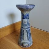 Candle holder vase signed Jean Claude Courjault