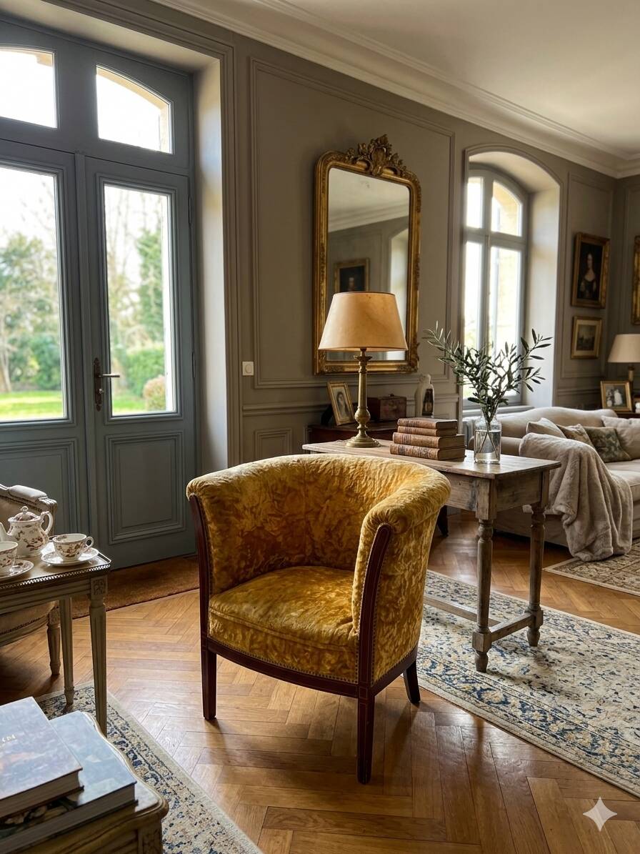 Fauteuil club art déco années 1930