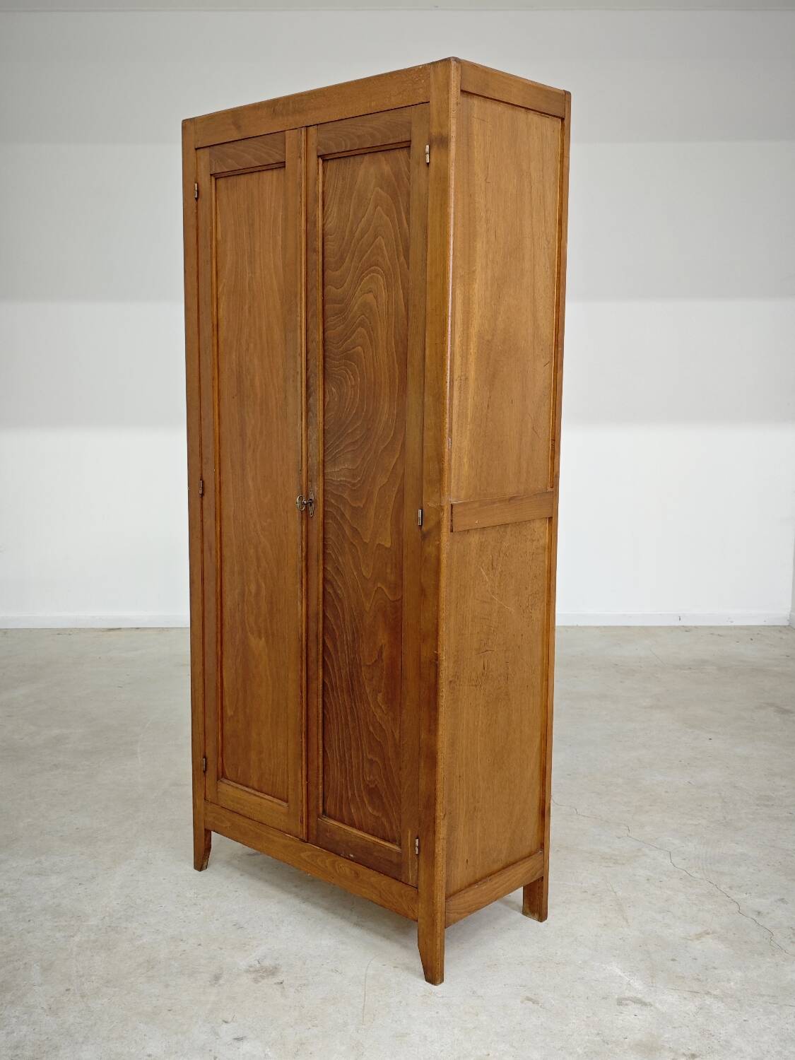 Parisian wooden wardrobe in country style