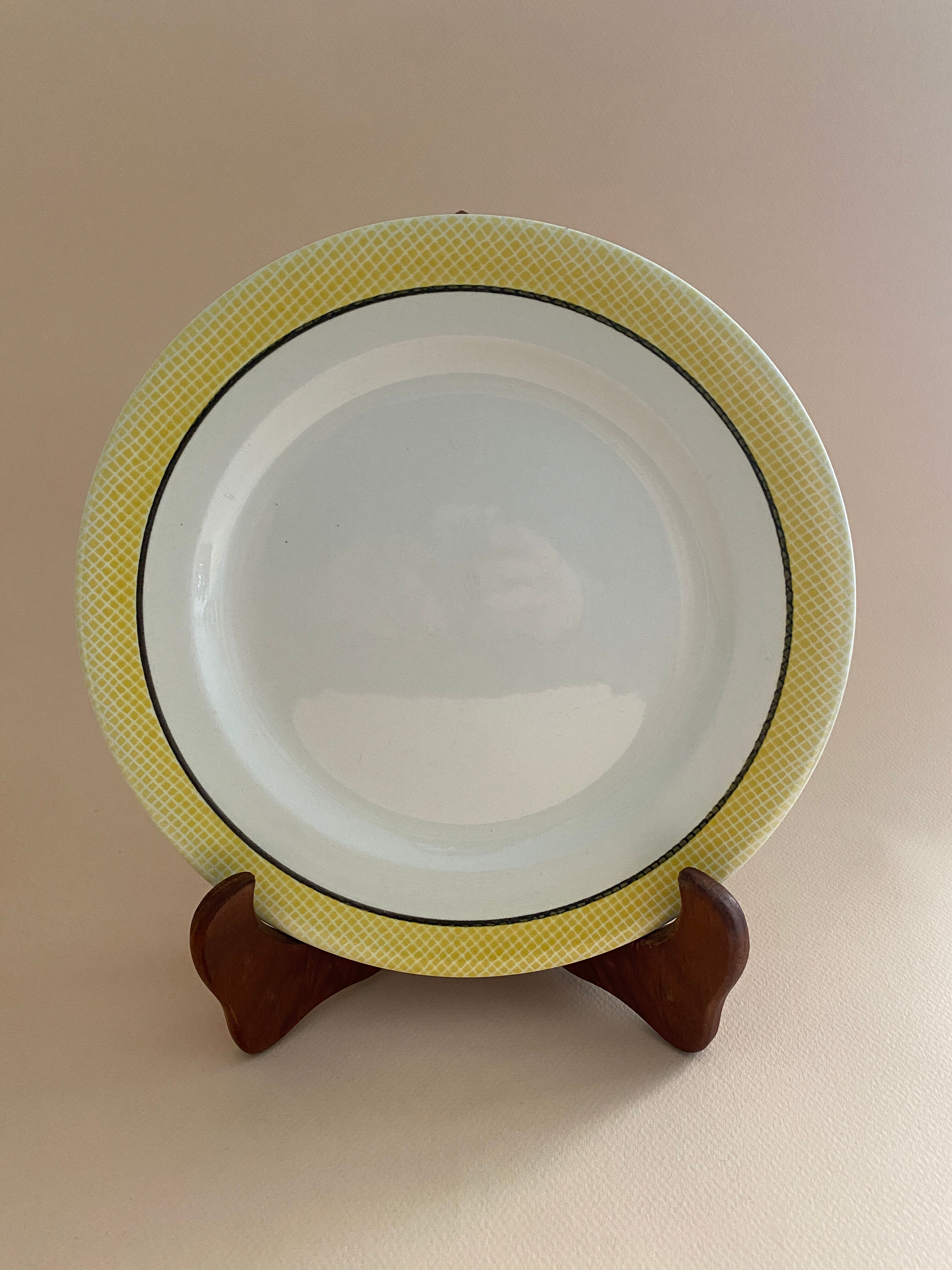 Salins plates yellow black