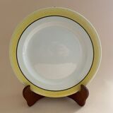 Assiettes Salins jaune noir
