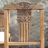 4 art deco chairs