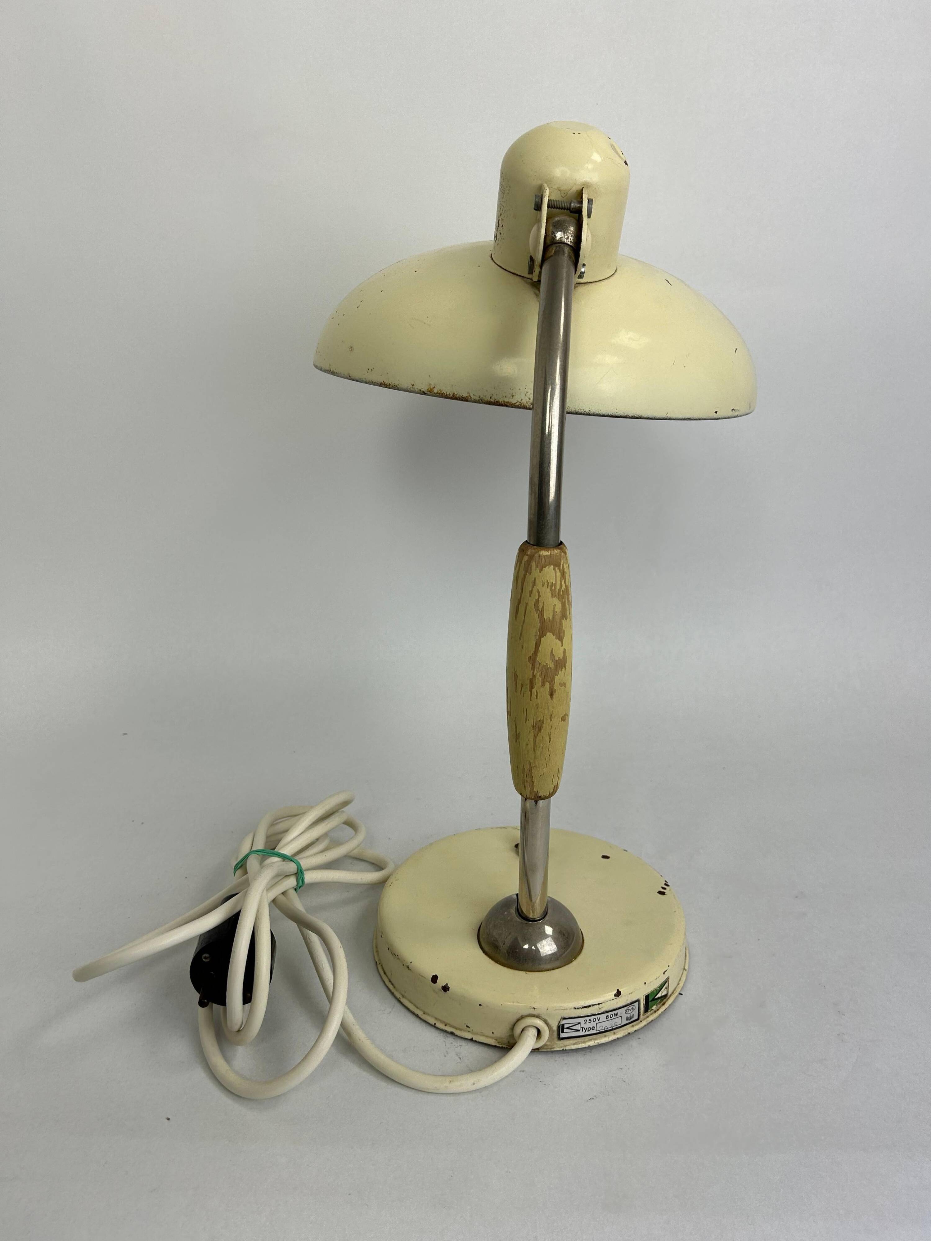Bauhaus table lamp by Christian Dell for Koranda OVE Austria